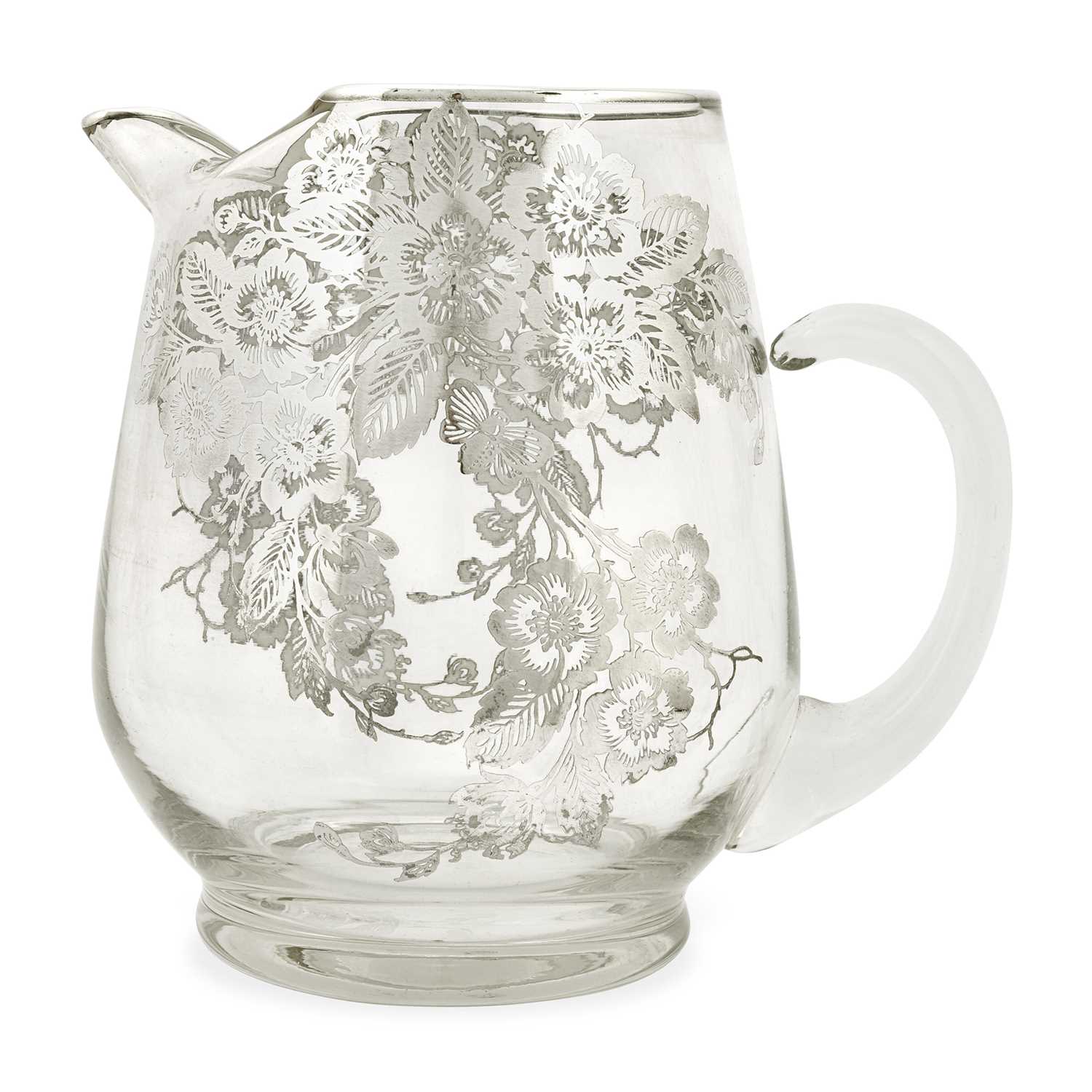 Lot 8 - An early 20th century antique jug inlaid with silver. Circa 1920.