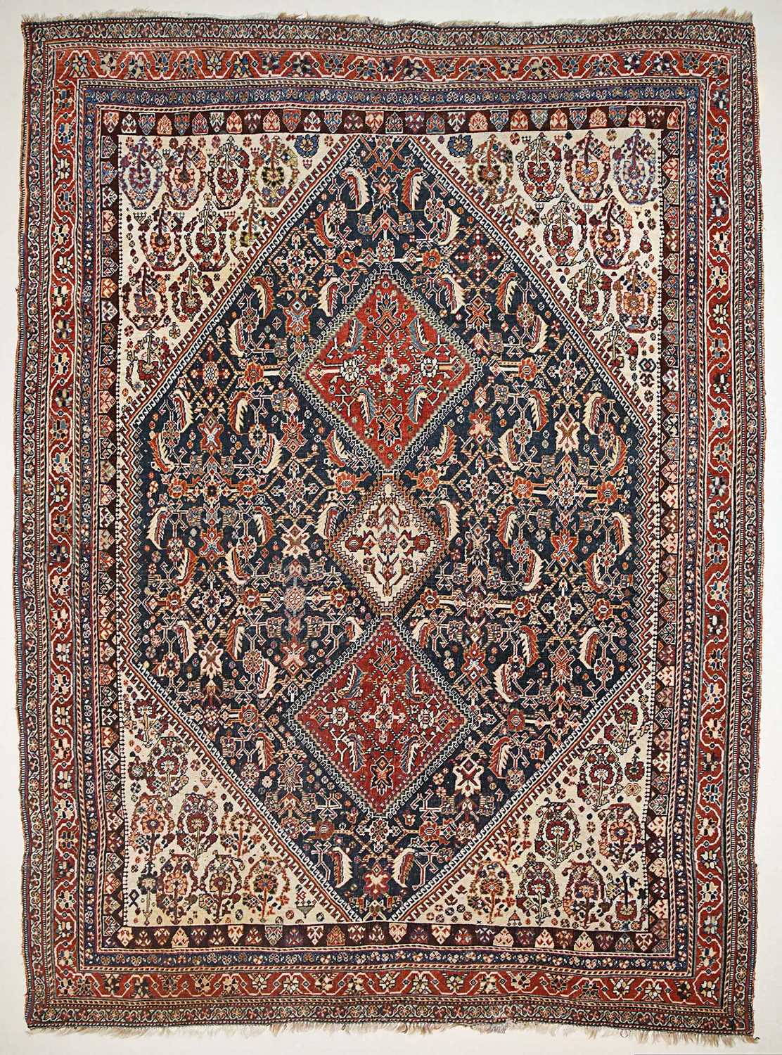 Lot 1 - Early 20th Century wool Qashqai carpet