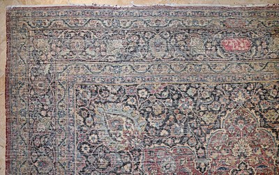 Lot 9 - Mid 20th Century double signed wool Mashad Carpet