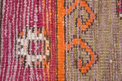 Lot 22 - Early 20th Century Turkish multi prayer design carpet wool on wool with purple, green and beige color