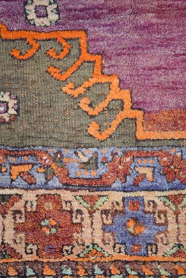 Lot 22 - Early 20th Century Turkish multi prayer design carpet wool on wool with purple, green and beige color