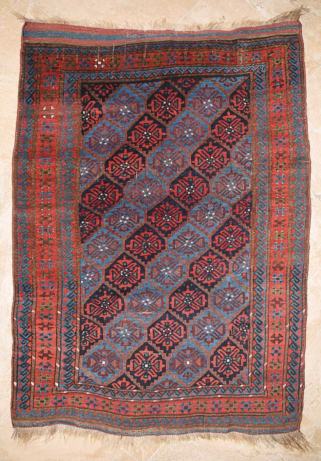 Lot 44 - Baluch rug. Wool on Wool