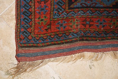 Lot 44 - Baluch rug. Wool on Wool