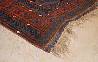 Lot 44 - Baluch rug. Wool on Wool