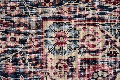 Lot 48 - Early 20th Century wool on cotton pair of Thousand Flowers Kerman carpet