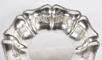 Lot 9 - A 20th century Turkish silver bowl. Marked (800).