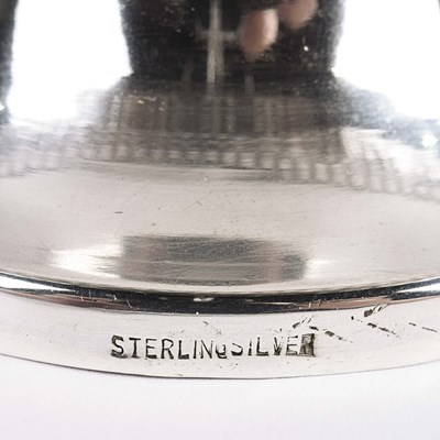 Lot 15 - Indian sterling silver ewer.