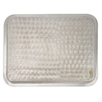 Lot 16 - Italian silver tray. Marked (800).