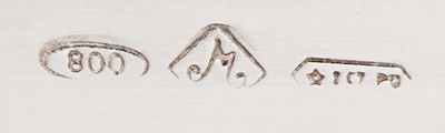 Lot 16 - Italian silver tray. Marked (800).