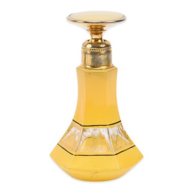 Lot 11 - Group of 4 European glass perfume bottles