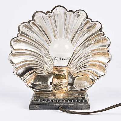 Lot 22 - Mid 20th century European silver plated table lamp