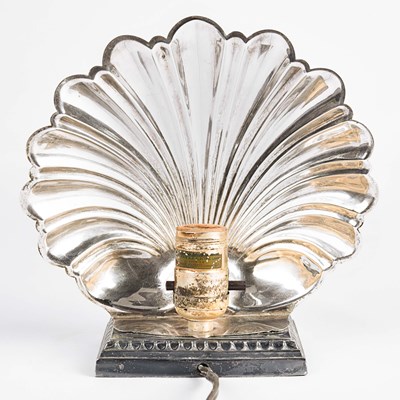 Lot 22 - Mid 20th century European silver plated table lamp