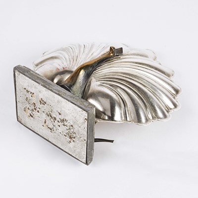 Lot 22 - Mid 20th century European silver plated table lamp