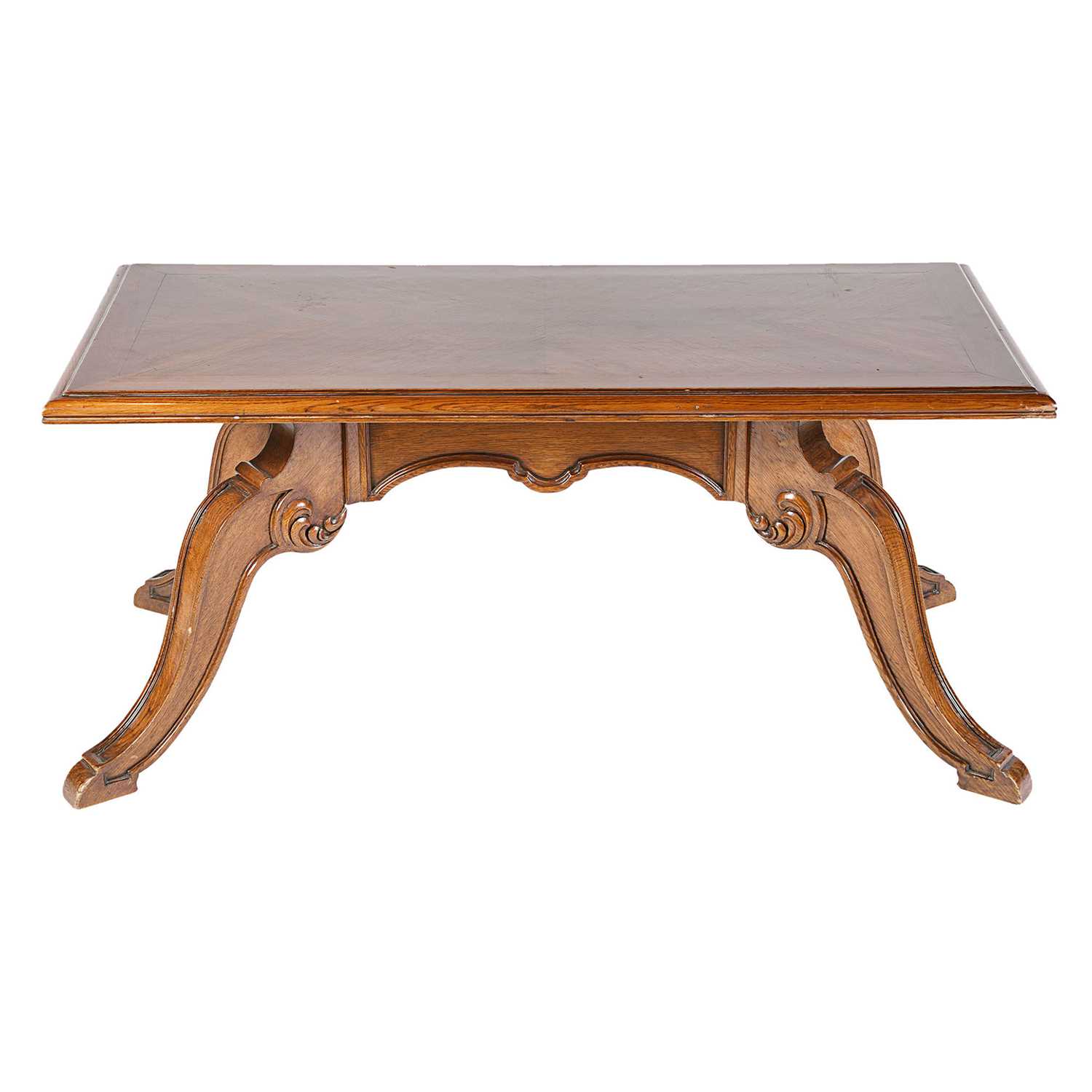 Lot 90 - British Victorian coffee table made of arrow wood.