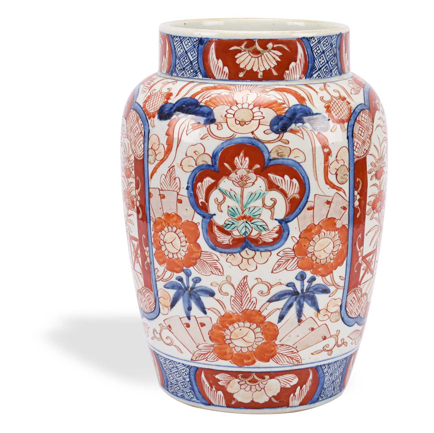 Lot 9 - 19th century Japanese Imari porcelain vase