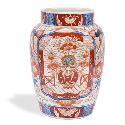 Lot 9 - 19th century Japanese Imari porcelain vase