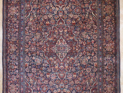Lot 73 - Kashan Wool Carpet