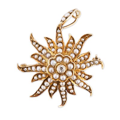 Lot 74 - Victorian late 19th century European 14k gold necklace