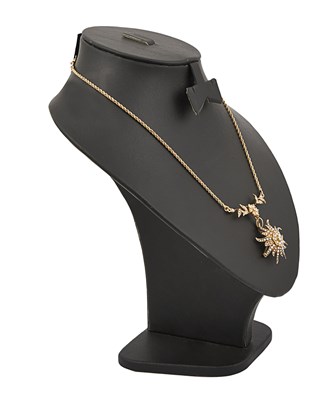 Lot 74 - Victorian late 19th century European 14k gold necklace