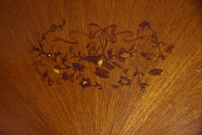 Lot 77 - French Louis XVI style headboard bed frame