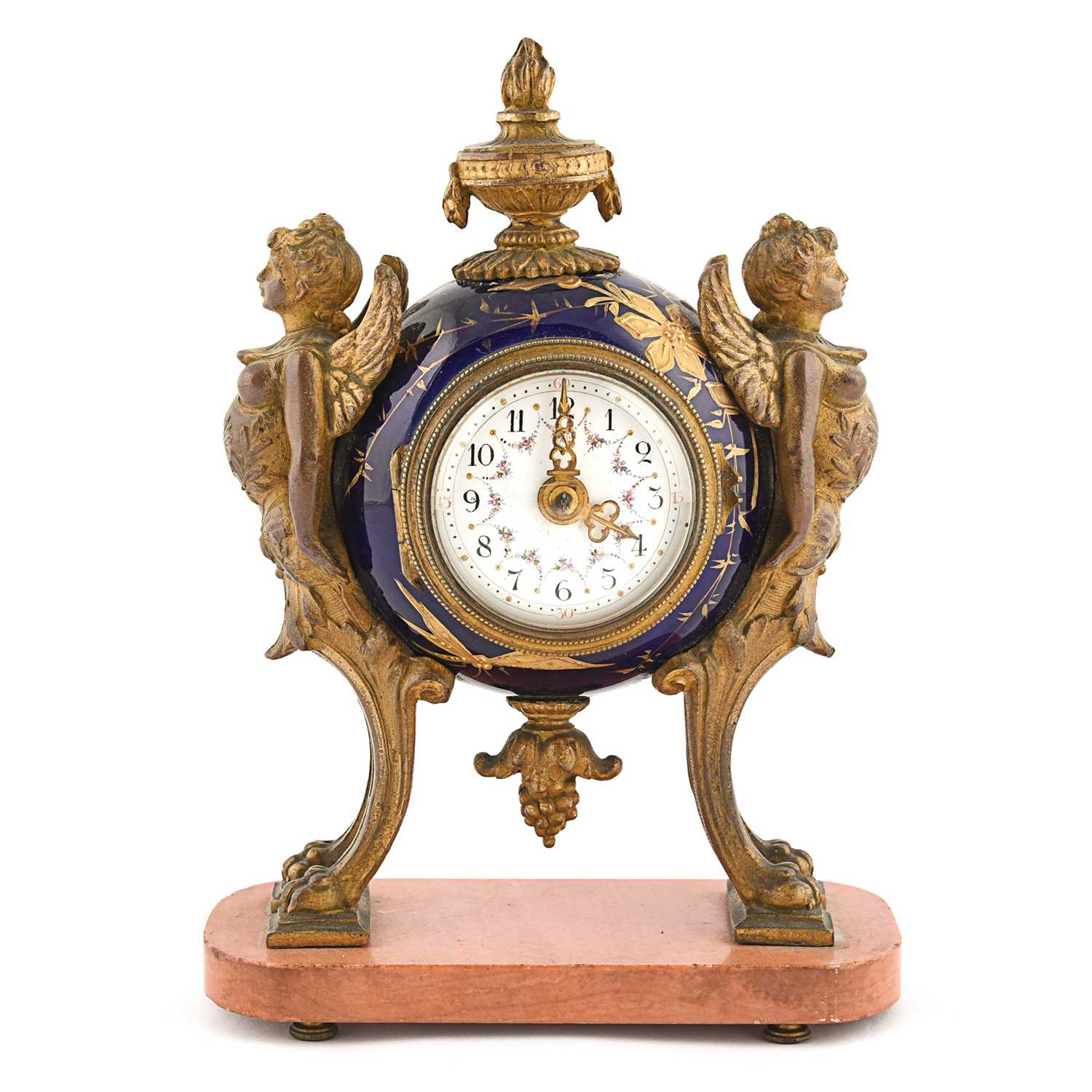 Lot 117 - Late 19th century French mantel clock