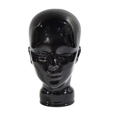Lot 208 - 1970s decorative glass head