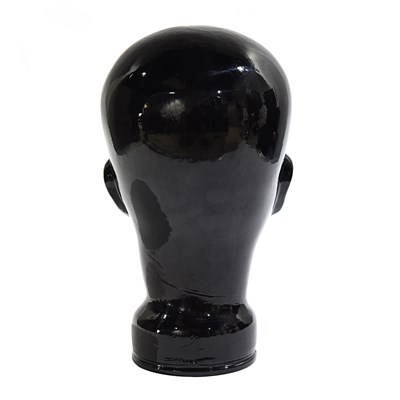 Lot 208 - 1970s decorative glass head