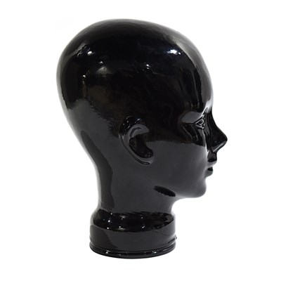 Lot 208 - 1970s decorative glass head