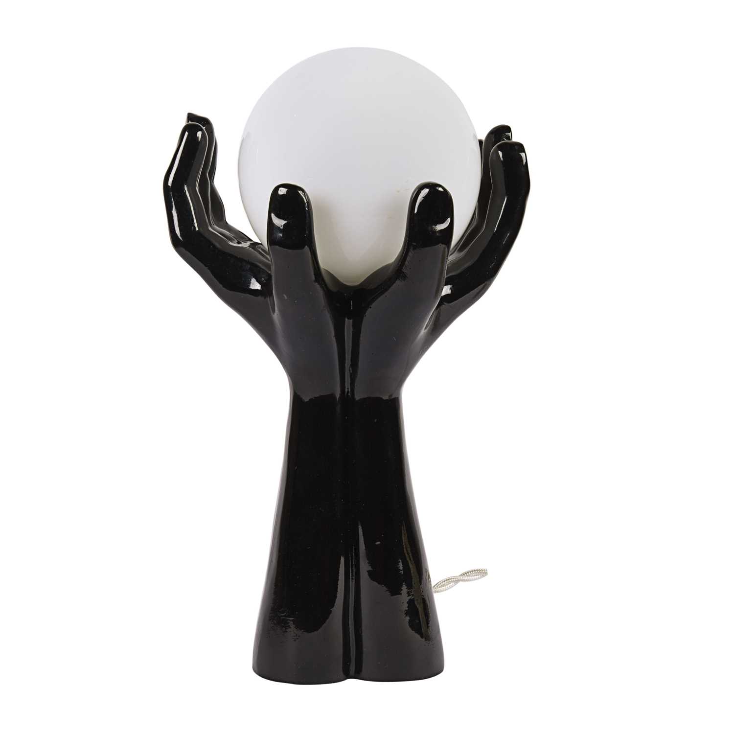Lot 223 - 1970s decorative ceramic table lamp