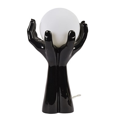 Lot 223 - 1970s decorative ceramic table lamp