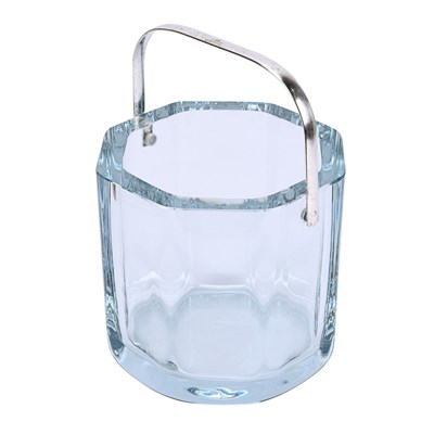 Lot 242 - Crystal ice bucket marked Cartier