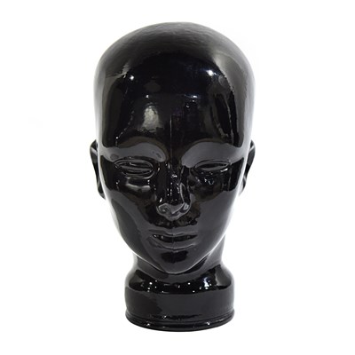 Lot 248 - 1970s decorative glass head