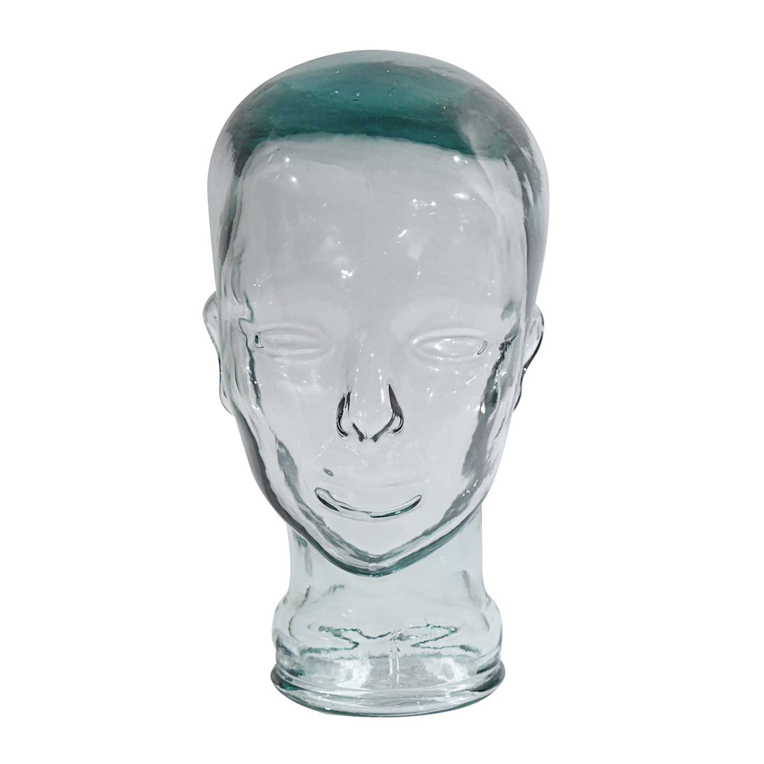 Lot 273 - 1970s decorative glass head