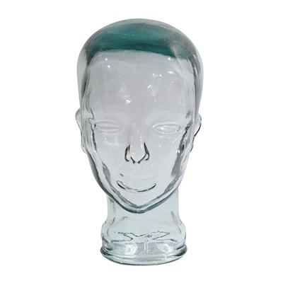 Lot 273 - 1970s decorative glass head