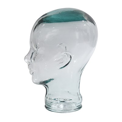 Lot 273 - 1970s decorative glass head