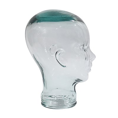 Lot 273 - 1970s decorative glass head