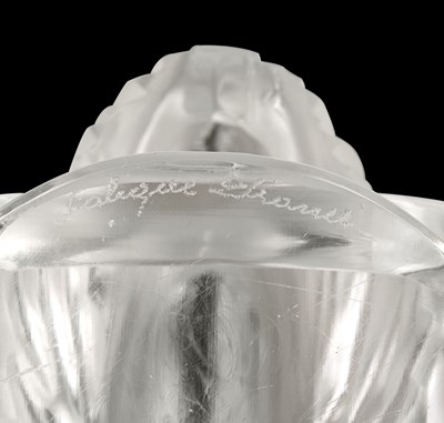 Lot 282 - 20th century Lalique (France) crystal model of a rooster