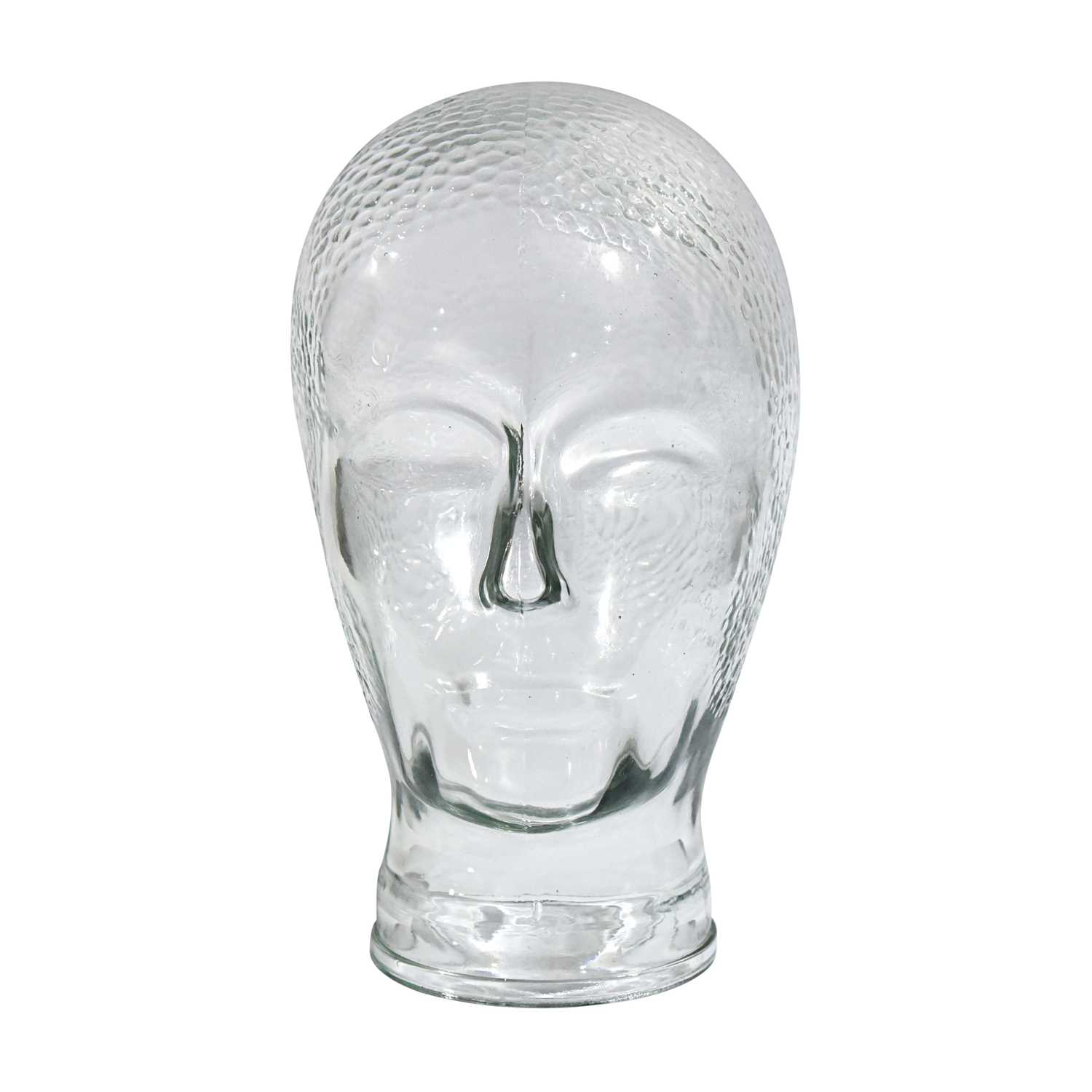 Lot 284 - 1970s decorative glass head