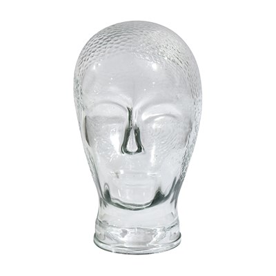 Lot 284 - 1970s decorative glass head