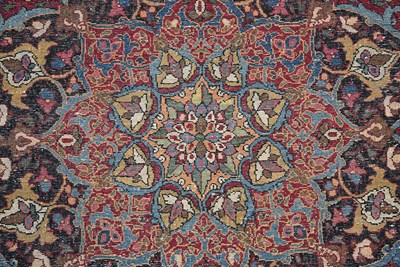 Lot 362 - Early 20th century Isfahan Ahmadi carpet wool on cotton. Circa 1900