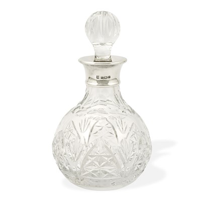 20th Century Crystal & Silver Decanter