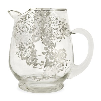 Early 20th Century Silver Inlaid Pitcher