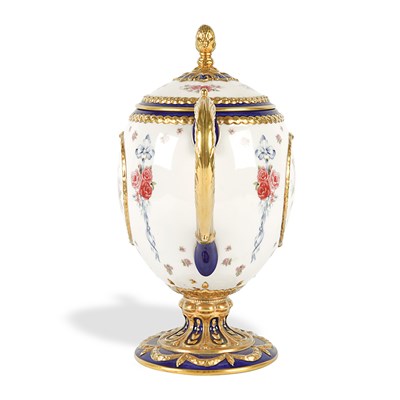 Fabergé imperial egg tea pot with certificate
