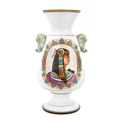Early 20th century Art Deco French porcelain vase