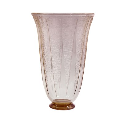 Daum large crystal vase