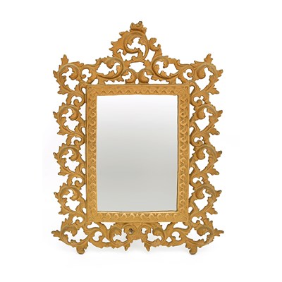 Victorian Rococo Revival style vanity mirror.