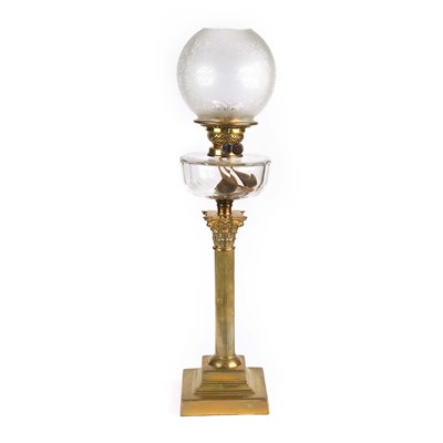 Late 19th century oil lamp