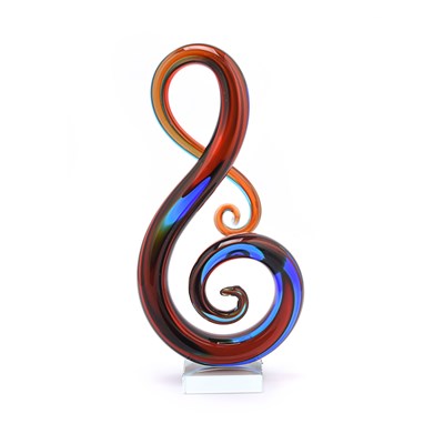 Semi-antique Murano glass sculpture