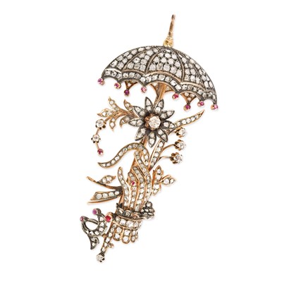 Lot 1 - A large late 19th century Ottoman Brooch...