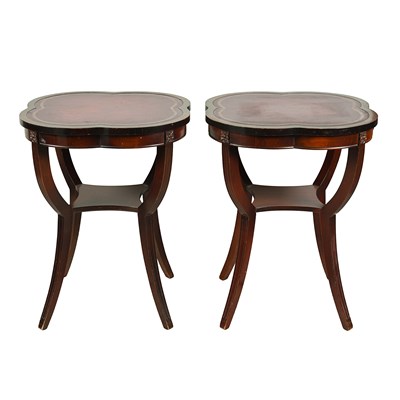 Early 20th century two tier French side tables